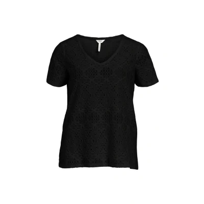 Image of Object Feodora Vneck NOOS Blouse, Women&#039;s, Size: Small, Black