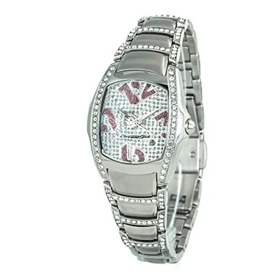 Image of Chronotech CT.7896SS/71M Women&#039;s Analogue Quartz Watch with Stainless Steel Strap, Silver/silver, Ribbon