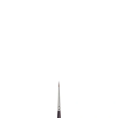 Image of Winsor &amp; Newton 5734020 Galeria Acrylic Brush Synthetic Fibres Ideal Control for Thicker Paint Applications Short Handle Round No. 00 1 mm 20 x 0.6 cm