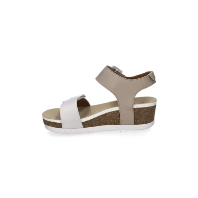 Image of Josef Seibel Platform sandals, Women&#039;s, Size: 3.5, Offwhite kombi Leather