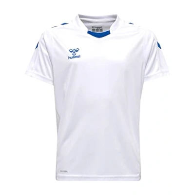 Image of Hummel CORE Sports Tshirt for kids, Size: 6y, White true blue