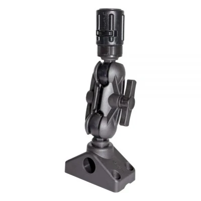 Image of Scotty 1.5″ Ball Mount with Gear Head Post &amp; 241 Side Deck Boat rod holder