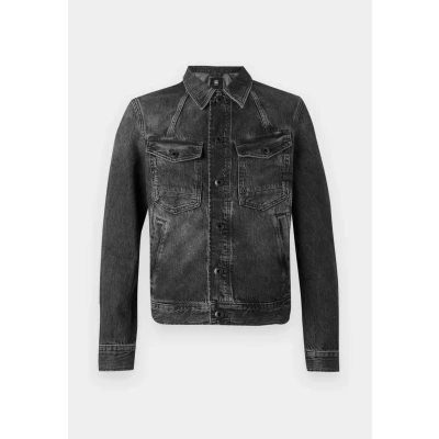 Image of G STAR A LINE SLIM Jacket Denim jacket, Men&#039;s, Size: Medium, Faded scoria grey