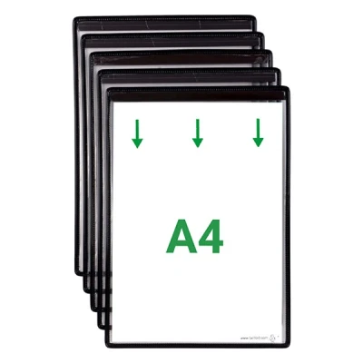 Image of Tarifold 194607 A4 Magnetic Framed Pocket Black