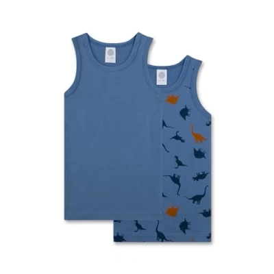 Image of Sanetta 2 PACK Undershirt for kids, Size: 4y, Navy