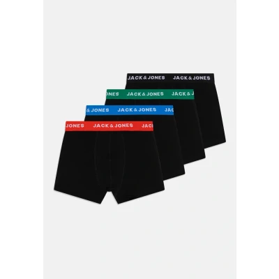 Image of JACK &amp; JONES Boxer Shorts for Children and Boys, Black Red Blue Green, 164