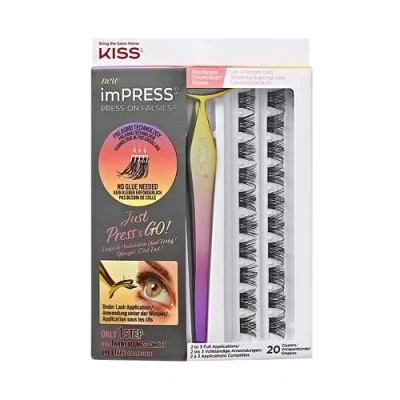 Image of Kiss imPRESS Falsies Press on False Lash Kit Voluminous