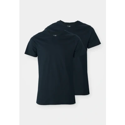 Image of Puma Everyday V NECK TEE 2 PACK Undershirt, Men&#039;s, Size: Small, Black