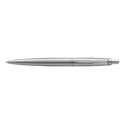 Image of Parker Jotter XL Ballpoint Pen Monochrome Stainless Medium Point Blue Ink Gift Box