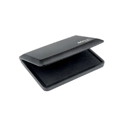 Image of COLOP Micro 2 Black Rubber Stamp Ink Pad. Measures 110x70mm. Best Pad for Home, Office, and Crafting Use. Water Based, Non Toxic, Document Proof Vegan Friendly.