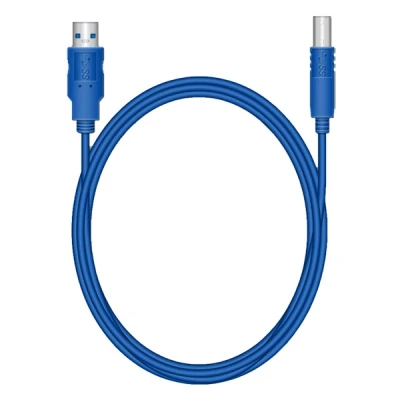 Image of MediaRange USB 3.0 Connection Cable A/B Male 1.8 m Blue