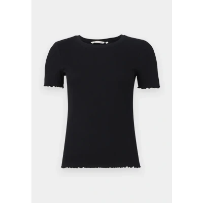 Image of TOM Tailor Denim Basic Tshirt, Women&#039;s, Size: Large, Deep black