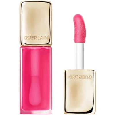 Image of GUERLAIN KissKiss Bee Glow 92% Natural Origin Honey Tint Lip Oil 41g (Various Shades) 458 Pop Rose