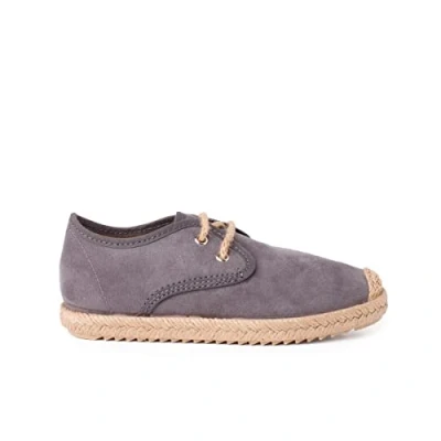 Image of Pisamonas Espadrilles for kids, Size: 8.5/9K, Gris Textile