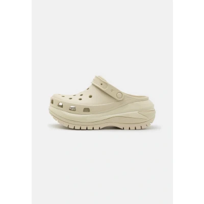 Image of Crocs MEGA Crush Unisex Heeled mules, Size: M7/W8, Bone Synthetics