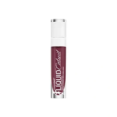 Image of wet n wild megalast Liquid Catsuit Hi Shine Lipstick 5.7g (Various Shades) Wine is the Answer