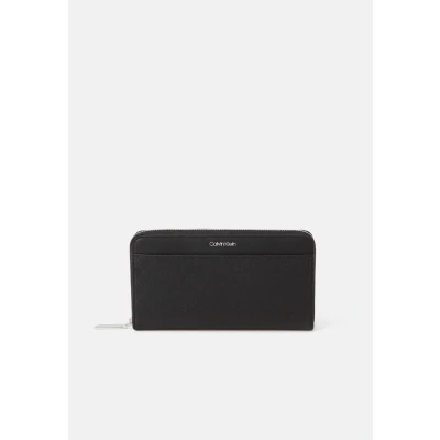 Image of Calvin Klein MUST ZIP Around Wallet, Women&#039;s, Size: One Size, Black