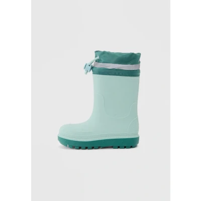 Image of Playshoes Unisex Children&#039;s Rain Boots, Lined Wellington Green lined, 20 EU