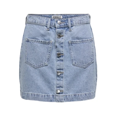 Image of ONLY Onlamazing Skirt denim skirt, Women&#039;s, Size: XL, Light blue