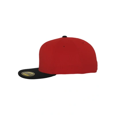 Image of Flexfit Cap, Size: L/XL, Red/blk