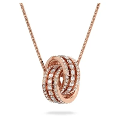 Image of Swarovski Further Pendant Double Necklace, Women&#039;s, Size: One Size, White