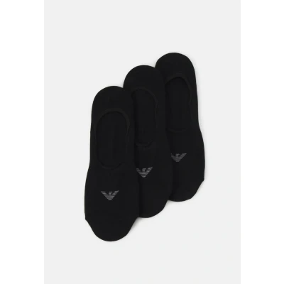 Image of Emporio Armani 3 PACK Socks, Men&#039;s, Size: L/XL, Black