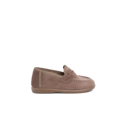 Image of Pisamonas Serratex Moccasins for kids, Size: 9.5K, Topo Textile
