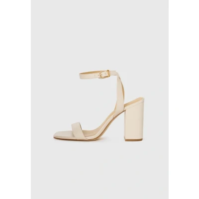 Image of Michael Kors Merriam High heeled sandals, Women&#039;s, Size: 2, Cream shoes