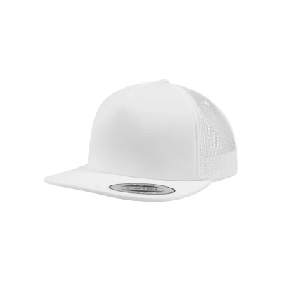 Image of Flexfit Foam Trucker Cap, white, One Size