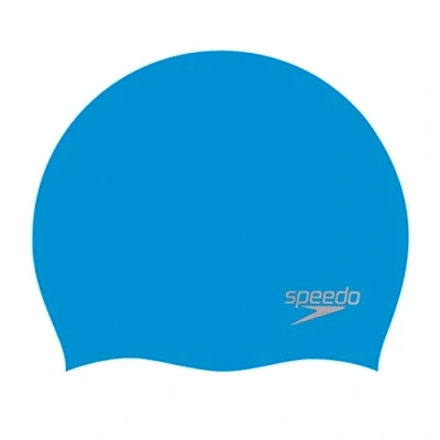 Image of Speedo Unisex Plain Moulded Silicone Swimming Cap Tried and Trusted
