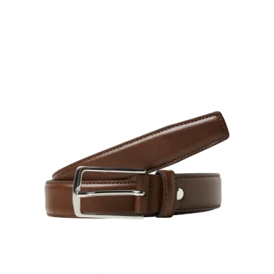 Image of Jack &amp; Jones Jacchristopher Belt cognac, Men&#039;s, Size: 38, Cognac