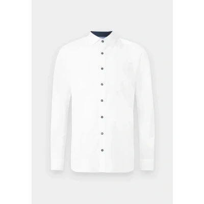 Image of Olymp Level Five BODY FIT Shirt, Men&#039;s, Size: 17.75, White