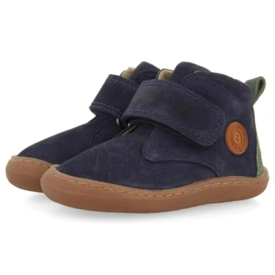 Image of Gioseppo WIRT Barefoot Unisex Classic ankle boots for kids, Size: 8K, Marino Suede