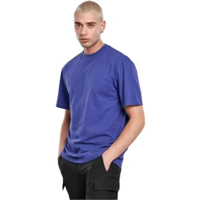 Image of Urban Classics TALL Basic Tshirt, Men&#039;s, Size: 6XL, Bluepurple