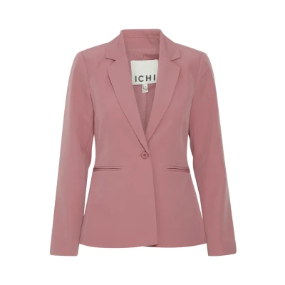 Image of ICHI Ixlexi BL Blazer, Women&#039;s, Size: 12, Heather rose