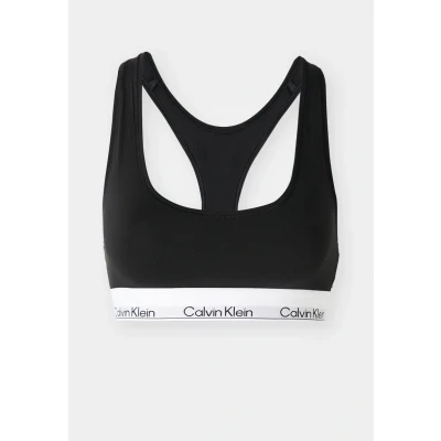 Image of Calvin Klein Underwear Unlined Bralette ICON Bustier, Women&#039;s, Size: Small, Black
