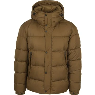 Image of BOSS Omaris Winter jacket, Men&#039;s, Size: 44R, Open green