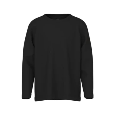 Image of NAME IT Boys Nkmvobbo LS Top Noos Long Sleeved Shirt, black, 158 164