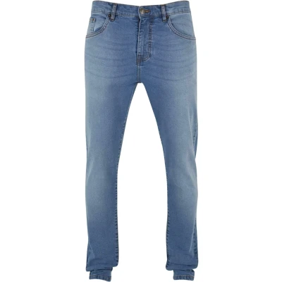 Image of Urban Classics Slim fit jeans, Men&#039;s, Size: 28, New light blue washed