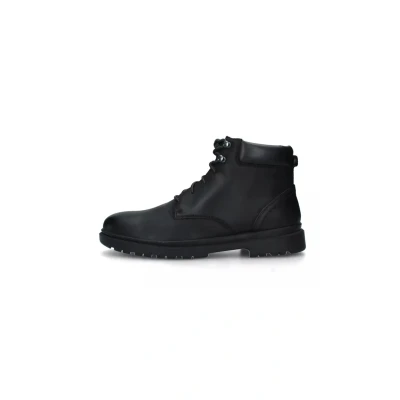 Image of Geox Laceup ankle boots, Men&#039;s, Size: 7, Black Leather