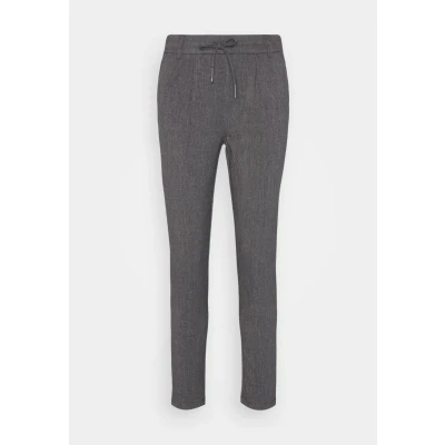 Image of ONLY Onlpoptrash Elise EASY PANT Trousers, Women&#039;s, Size: Sx34, Dark grey melange