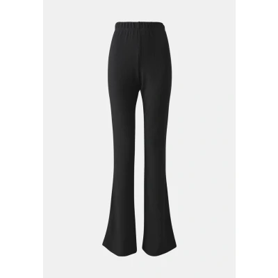 Image of ONLY Onlfever Flared Pants Trousers, Women&#039;s, Size: Sx34, Black