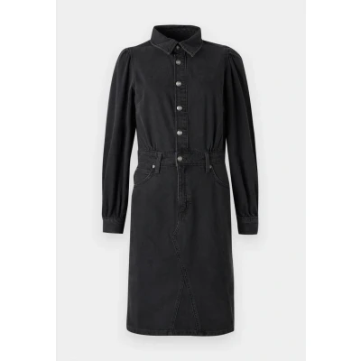 Image of Lee LONG Sleeve Dress Denim dress, Women&#039;s, Size: 16/18, Dark memory