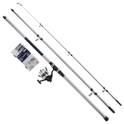 Image of Shakespeare Salt Surf Slayer Beach rod Combo Set 4.20m (100 200g) Beachcaster