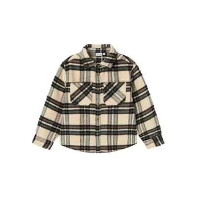 Image of NAME IT Boy Shirt Long Sleeve, Summer sand, 134 140