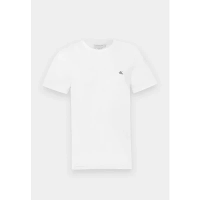 Image of Calvin Klein Jeans Archive CREW TEE Basic Tshirt, Women&#039;s, Size: 3XS, Brilliant white