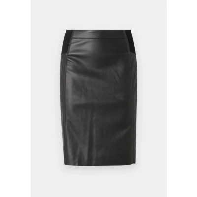 Image of Vero Moda Vmbuttersia Coated Skirt Pencil skirt, Women&#039;s, Size: Medium, Black
