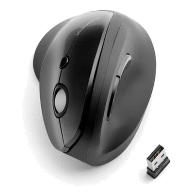 Image of Kensington Wireless Mouse Pro Fit Ergonomic Vertical 2.4GH with Scroll Wheel and 4 Buttons to Prevent Arm/Tennis Elbow/RSI Syndrome; Black (K75501EU)