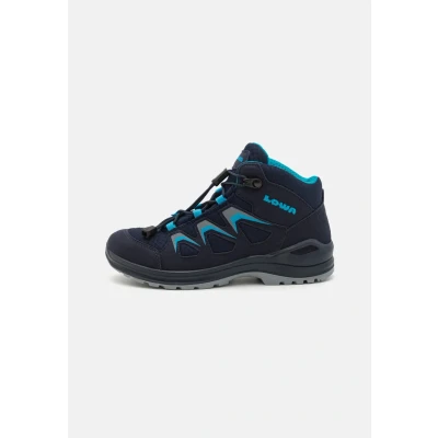 Image of Lowa Innox EVO GTX JR Unisex Hiking shoes for kids, Size: 11K, Navy/türkis Leather and textile