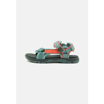 Image of Jack Wolfskin Seven SEAS 3 Unisex Walking sandals for kids, Size: 2, Soft jade Textile/synthetics